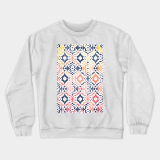 Tropical Ikat Damask Crewneck Sweatshirt